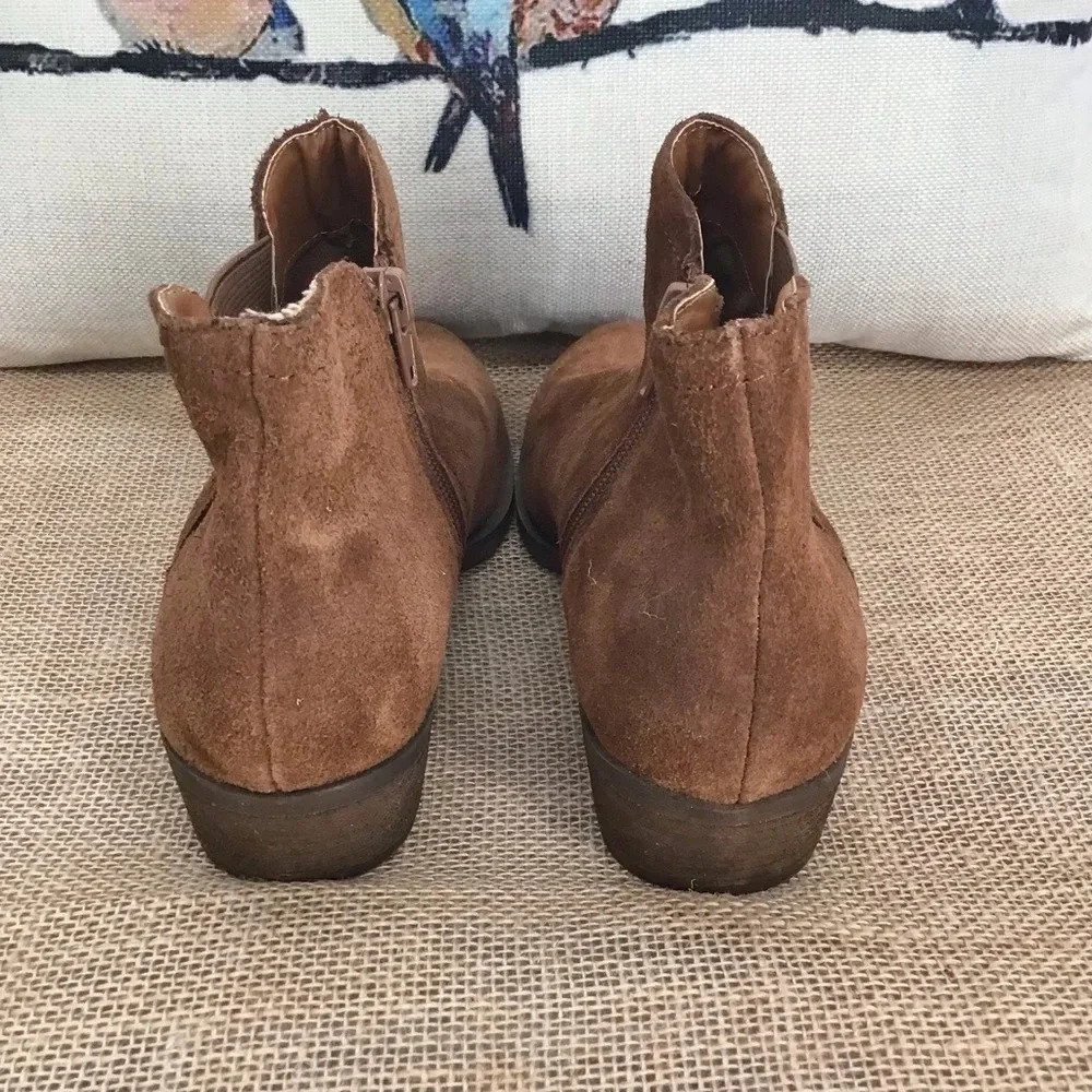 Kensie Women’s Garry Western Style Suede Leather Bootie Size 7 - Picture 6 of 11